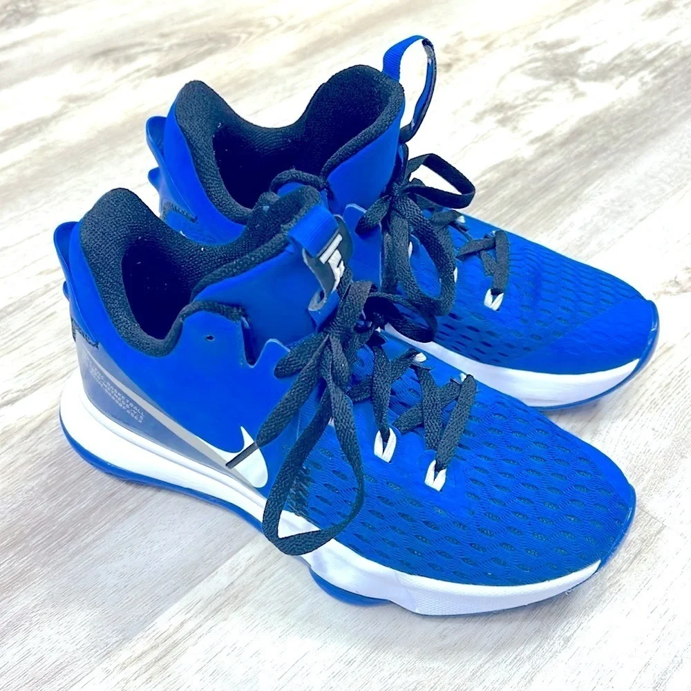 Nike‎ LeBron Witness 5 ‘Game Royal’ Blue White CQ9380-400 | Zoom Air Basketball